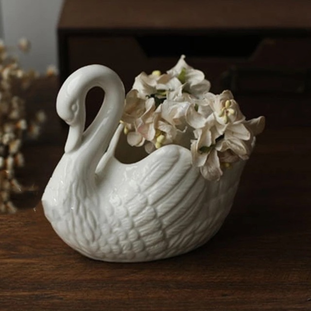 【受注】ceramic swan object セラミックスワンオブジェ