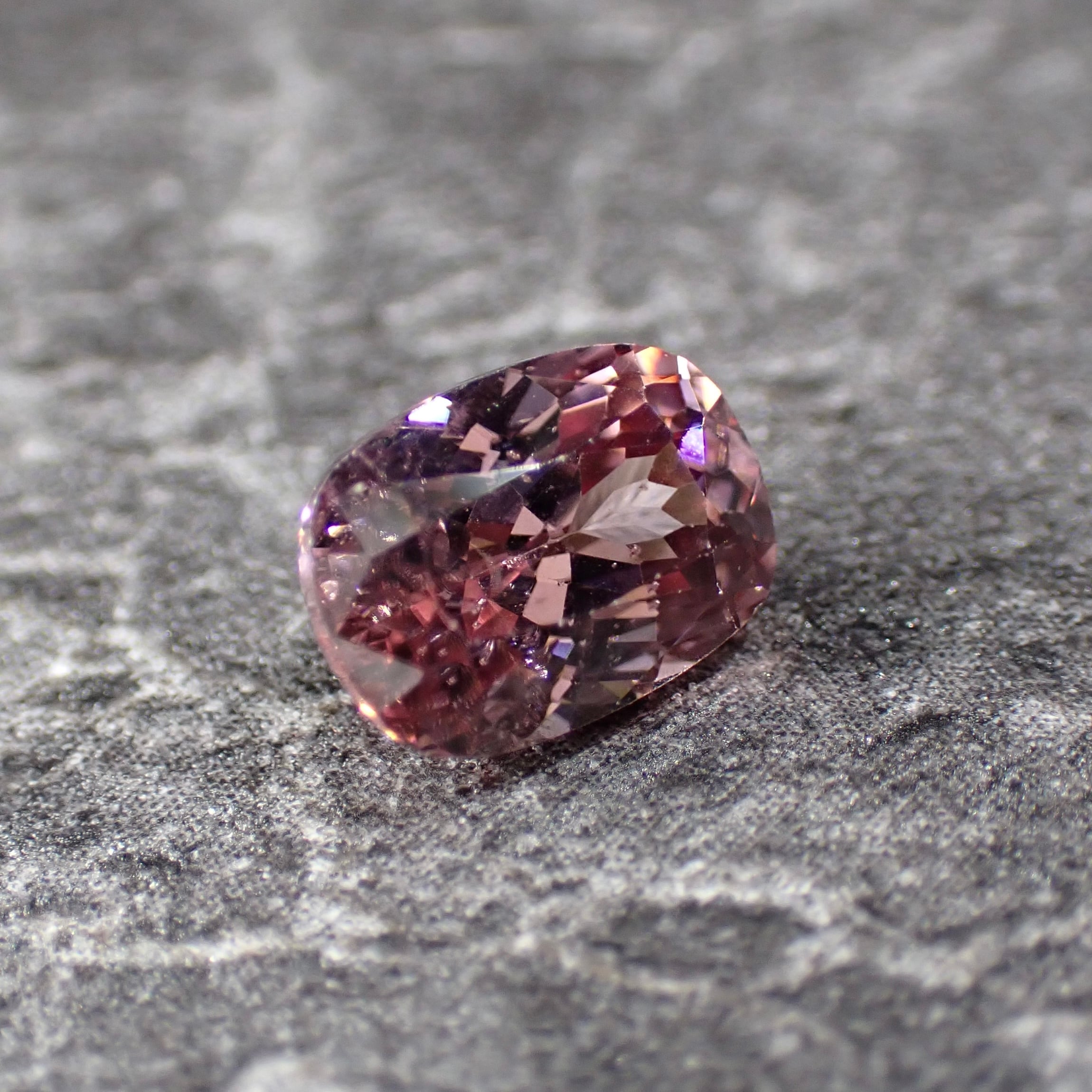 Red/Pink Zircon 8.3×5.9mm 2.45ct Cambodia | One Loose