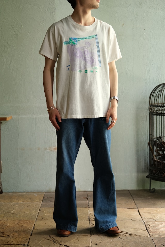Utah/90's "Trails of Courage” print tee shirt/made in usa