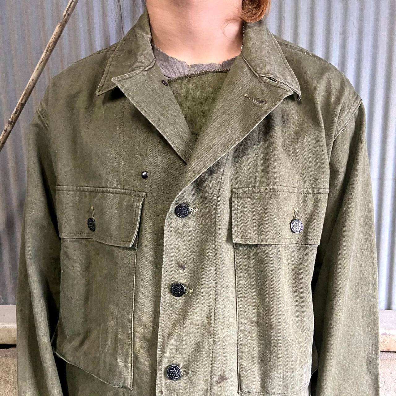 美品） 40s M-43 HBTジャケット 13星ボタン