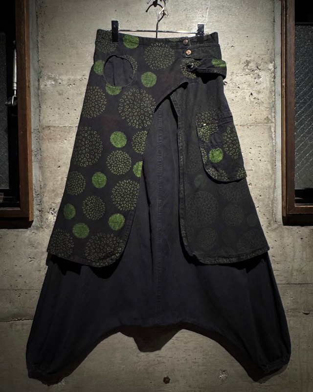 【Caka】Layard Design Vintage Ethnic Sarouel Pants