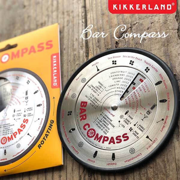 Compass バーコンBar Compass バーコンパス カクテル レシピ 16種類 ホームパーティー キッカーランド KIKKERLANDパス カクテル レシピ 16種類 ホームパーティー キッカーランド KIKKERLAND
