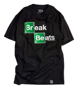 DISSIZIT / BREAK BEATS TEE / BLACK