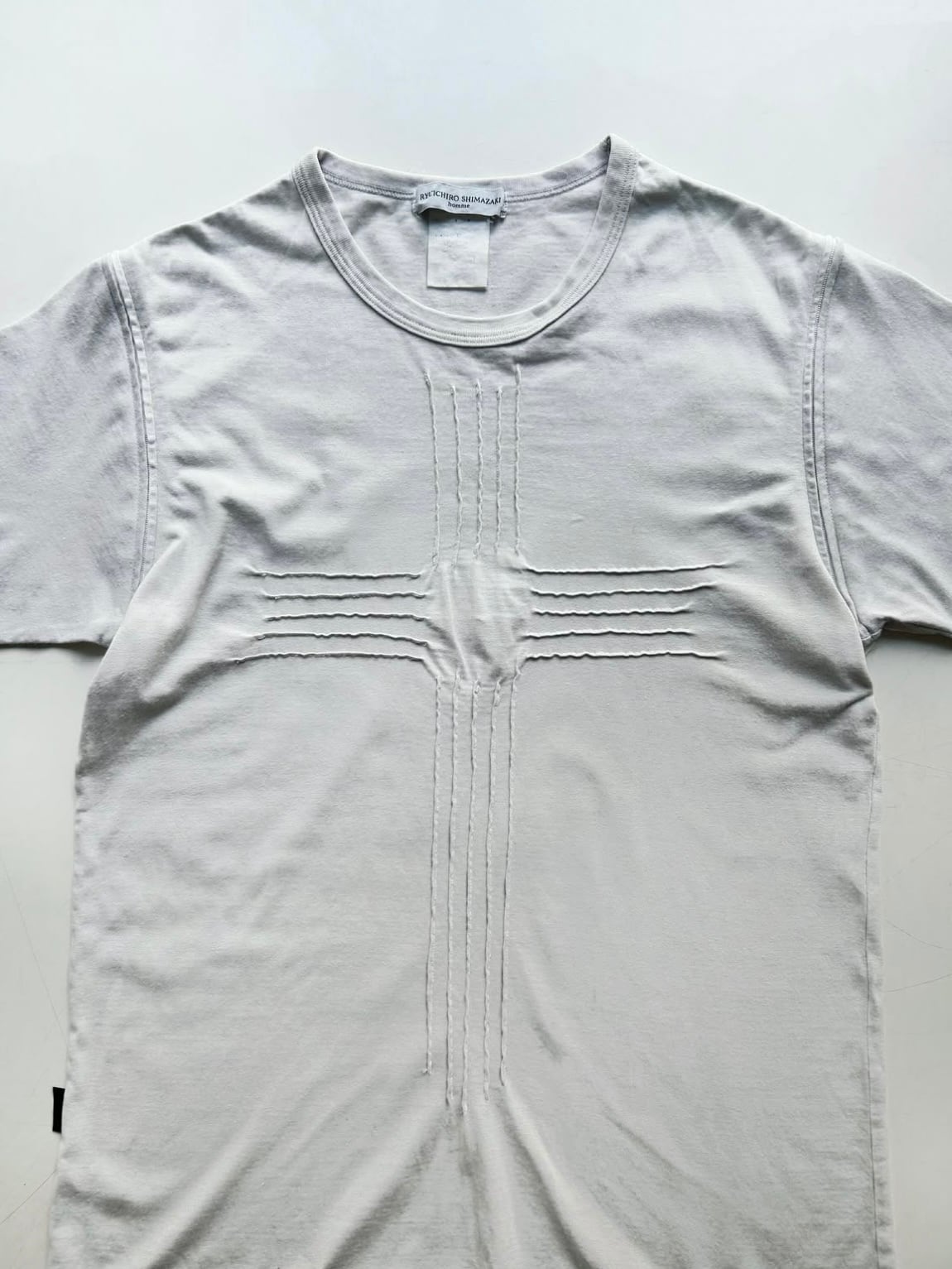 1999SS RYUICHIRO SHIMAZAKI cross design detachable short sleeve t