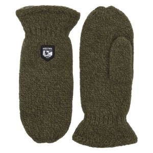 HESTRA / Basic Wool Mitt / Olive