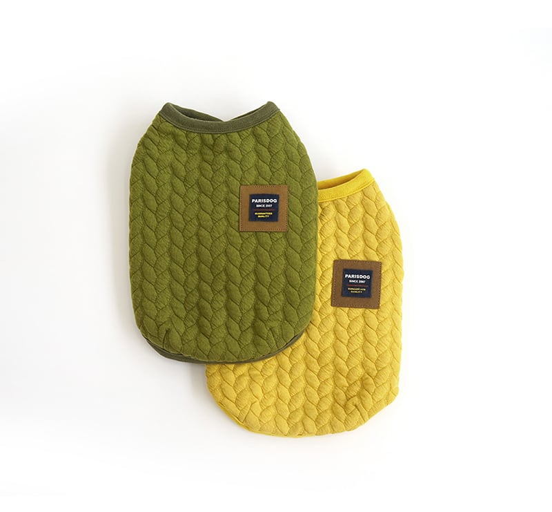 【SALE】 quilting vest 2color S ~ 2XL / 犬服 秋冬 新作 ドッグウェア キルティング フリース トップス 可愛い 犬の服 暖かい 袖なし アウター ペット わんこ服 小型犬 中型犬 猫 outer29