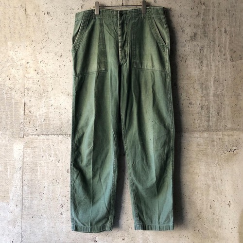 GD597 US ARMY 本物 アメリカ軍 70s ベイカーパンツ OG107