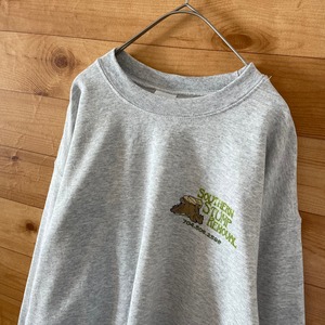 【GILDAN】企業物 バックプリント ワンポイント M スウェット トレーナー US古着