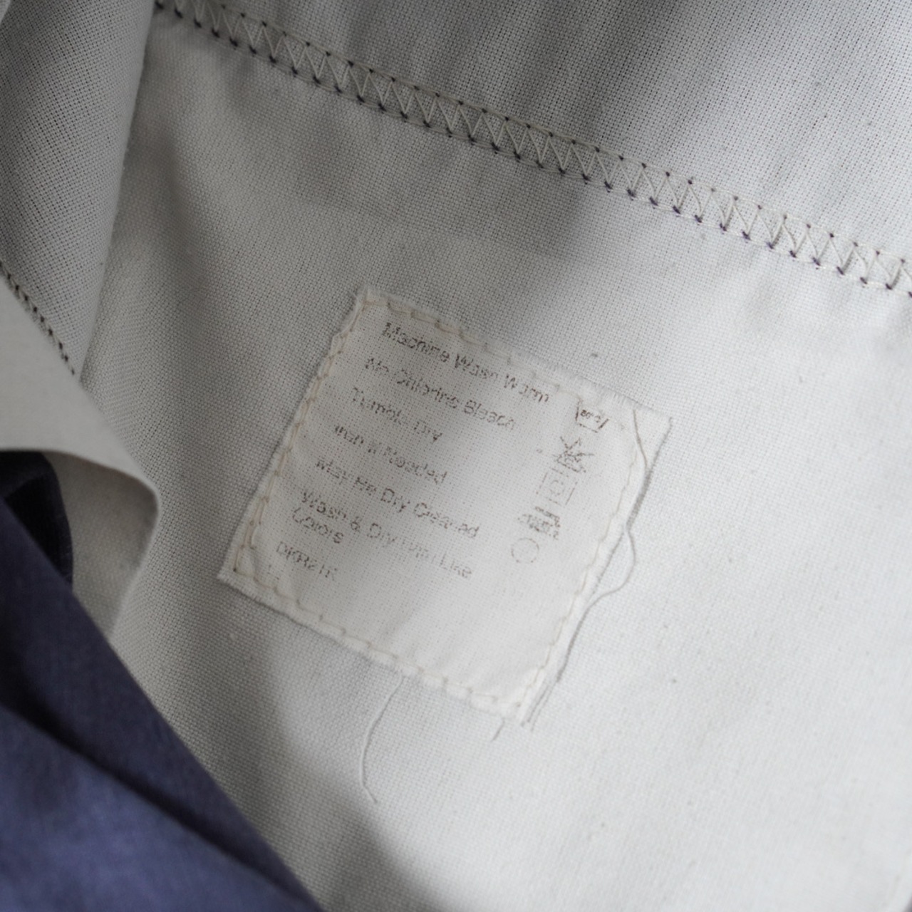 90s DOCKERS CHINO TROUSERS "made in USA" navy [W35L32相当] 古着 - 15