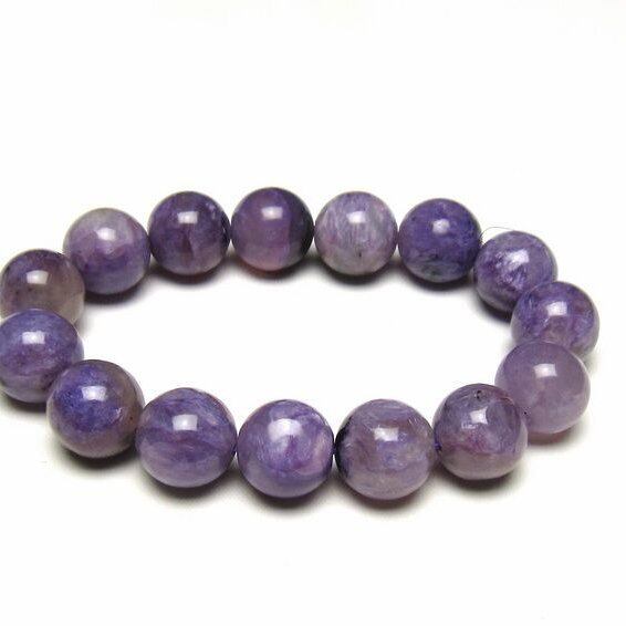 チャロアイト ブレスレット 14mm一点物 おまかせ便 111-49298