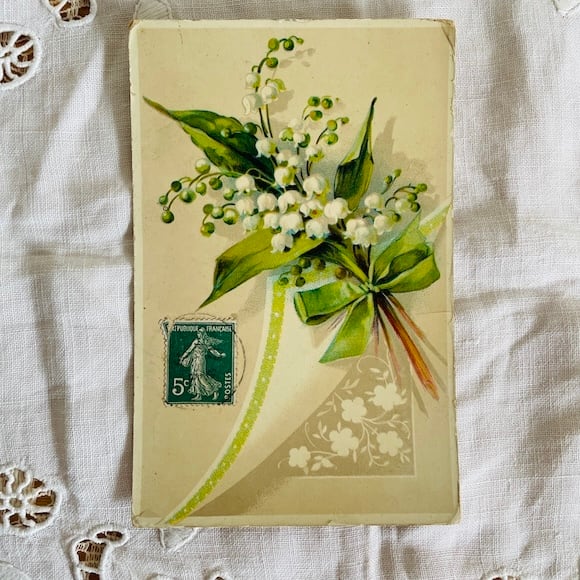 アンティーク　ポストカード#046 アンティークポストカード バースデー 038 | ペーパーアイテム