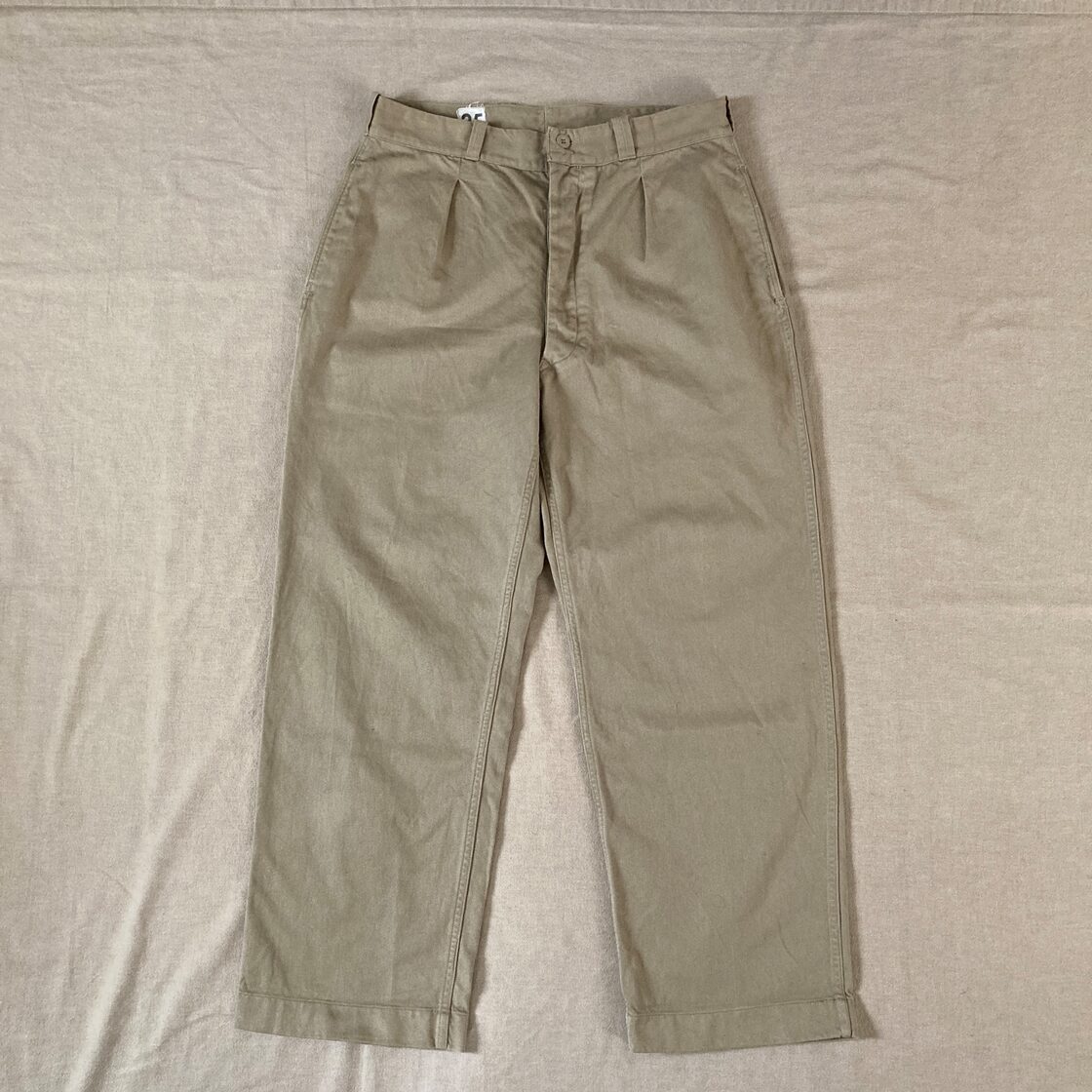 50〜60s FRENCH ARMY M52 CHINO PANTS | Pay ID