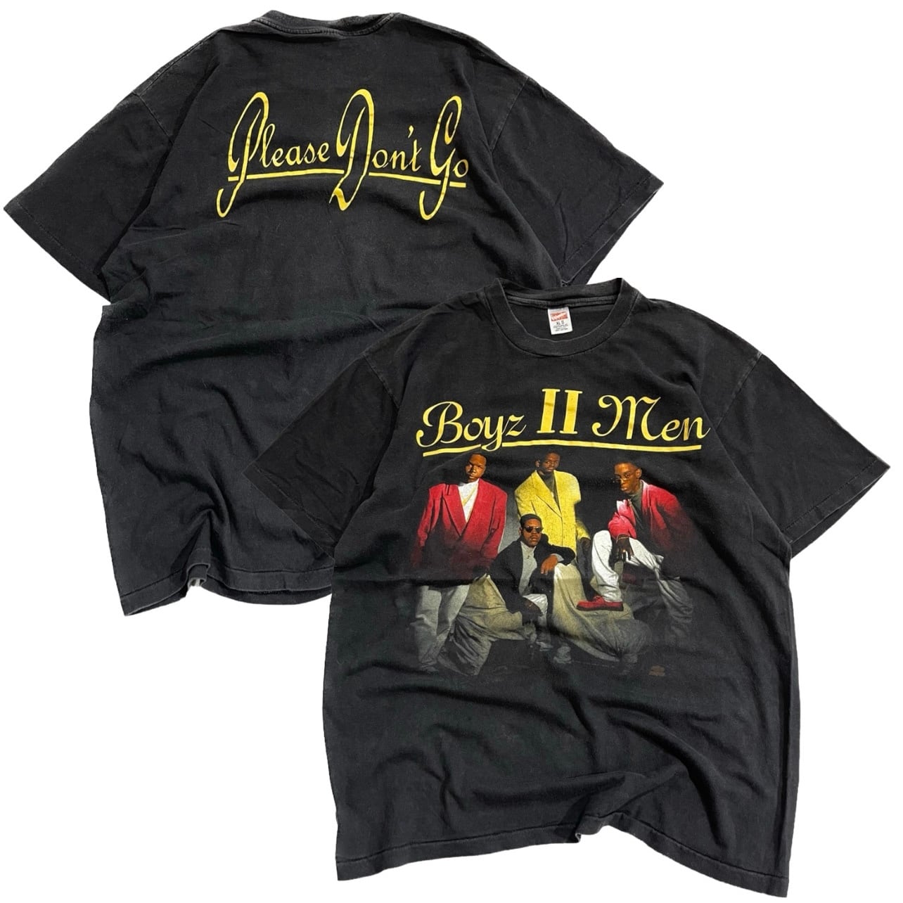 USA製 90年代 size: XL【 Boyz II Men 】 バンドTee バンT ヒップ