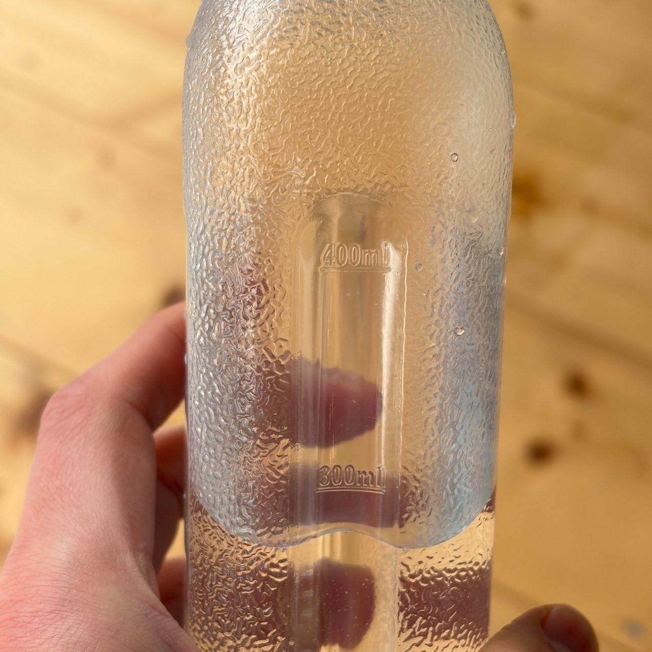 メモリ付き登山用ウォータボトル485ml