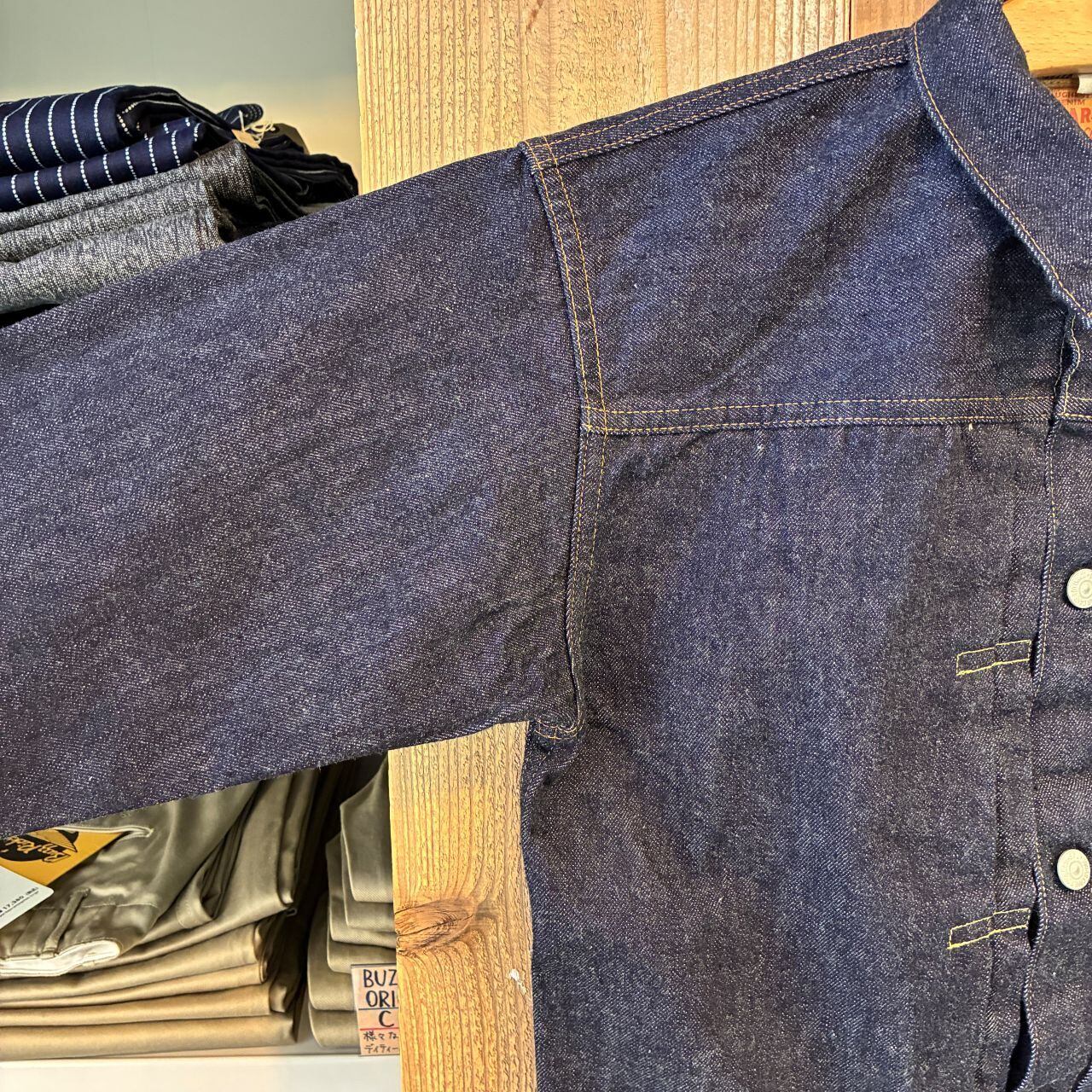 SUGAR CANE 13oz. DENIM BLOUSE 1936 MODEL | Jeans Shop 3rd Down