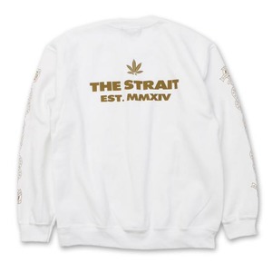 "THE CHRONIC" CREW NECK SWEAT #WHITE