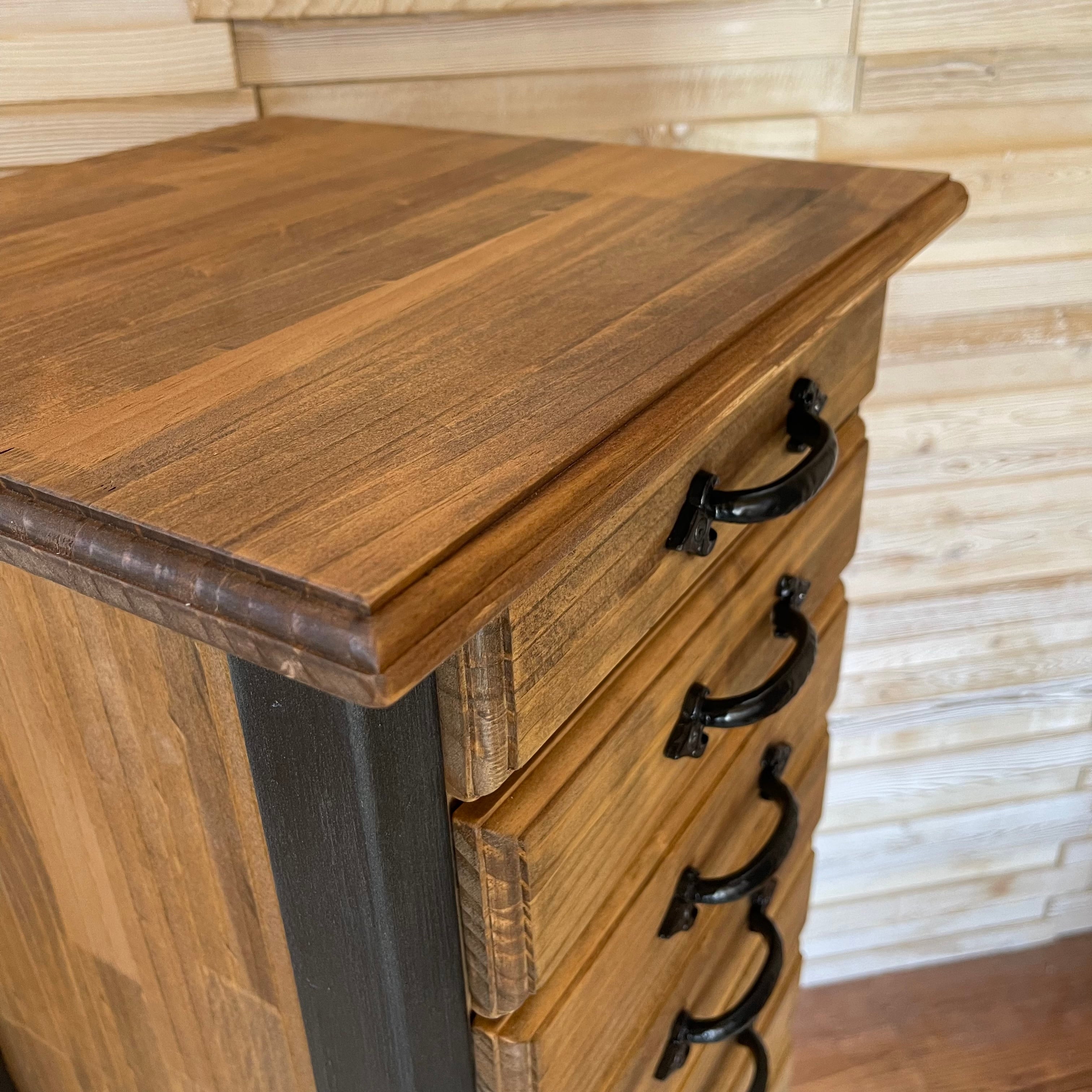 引き出し9杯 おしゃれ チェスト E アンティーク 風 スタンドシェルフ