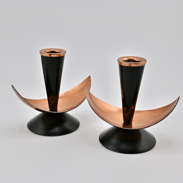 M1383 Vintage 19'50s Ystad Metall キャンドルホルダー Gunnar Ander