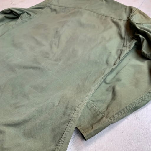 60's U.S.ARMY ジャングルファティーグジャケット ノンリップ 3rd