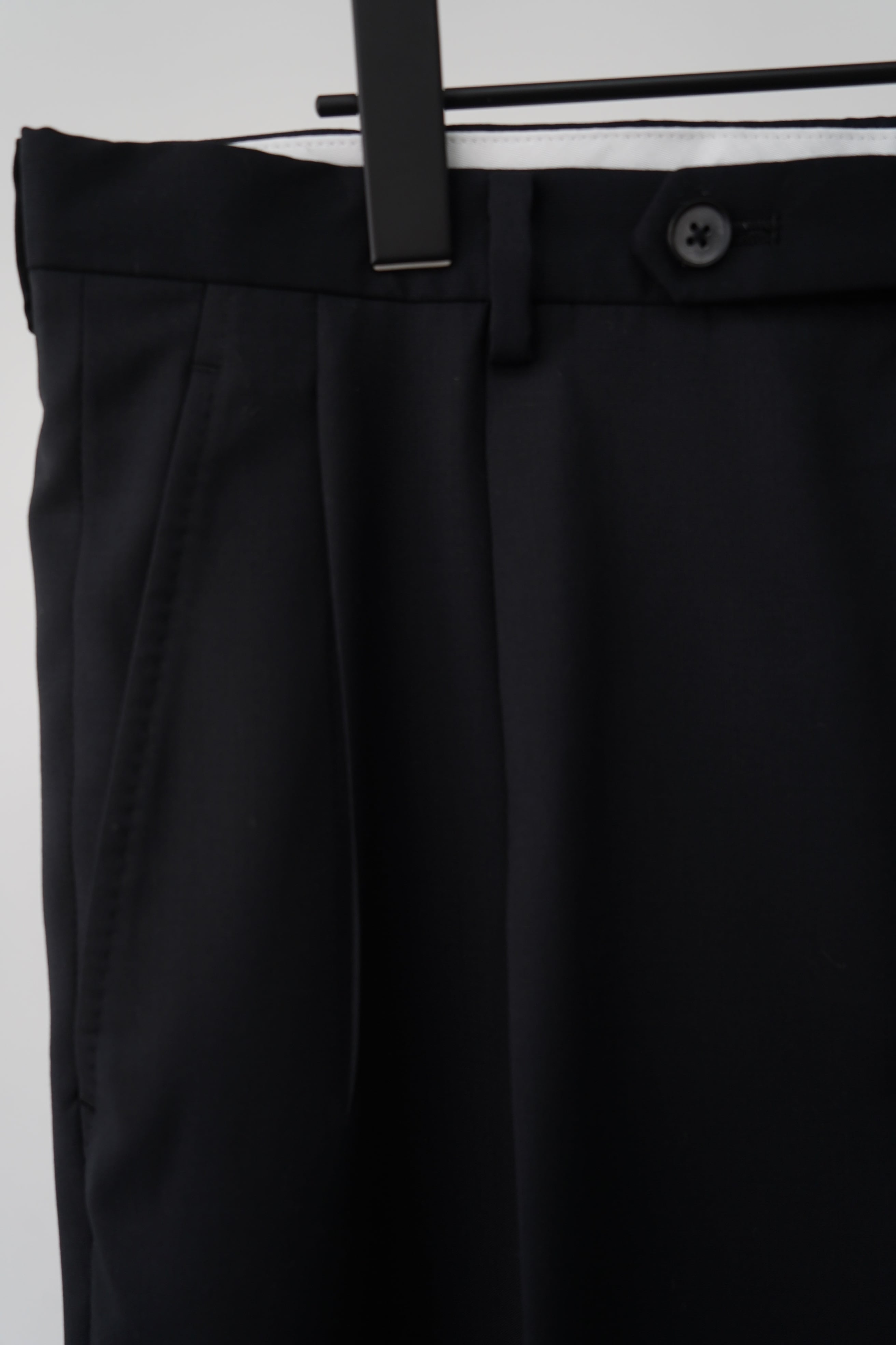 MAATEE&SONS / EX.俺たちのスラックス WOOL SILK(BLACK) | LiNN