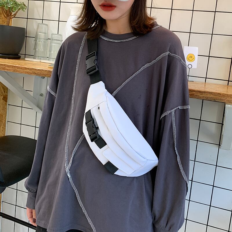 insスーパーファイアスモールバッグレディースバッグ2020新しいトレンディなワイルドキャンバス斜めのバッグ夏ショルダーバッグチェストバッグ Tiancai_Wing_Bag6934531