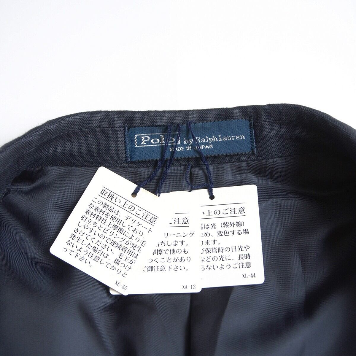 未使用品】POLO RALPH LAUREN【リネン テーラードジャケット /紺ブレ
