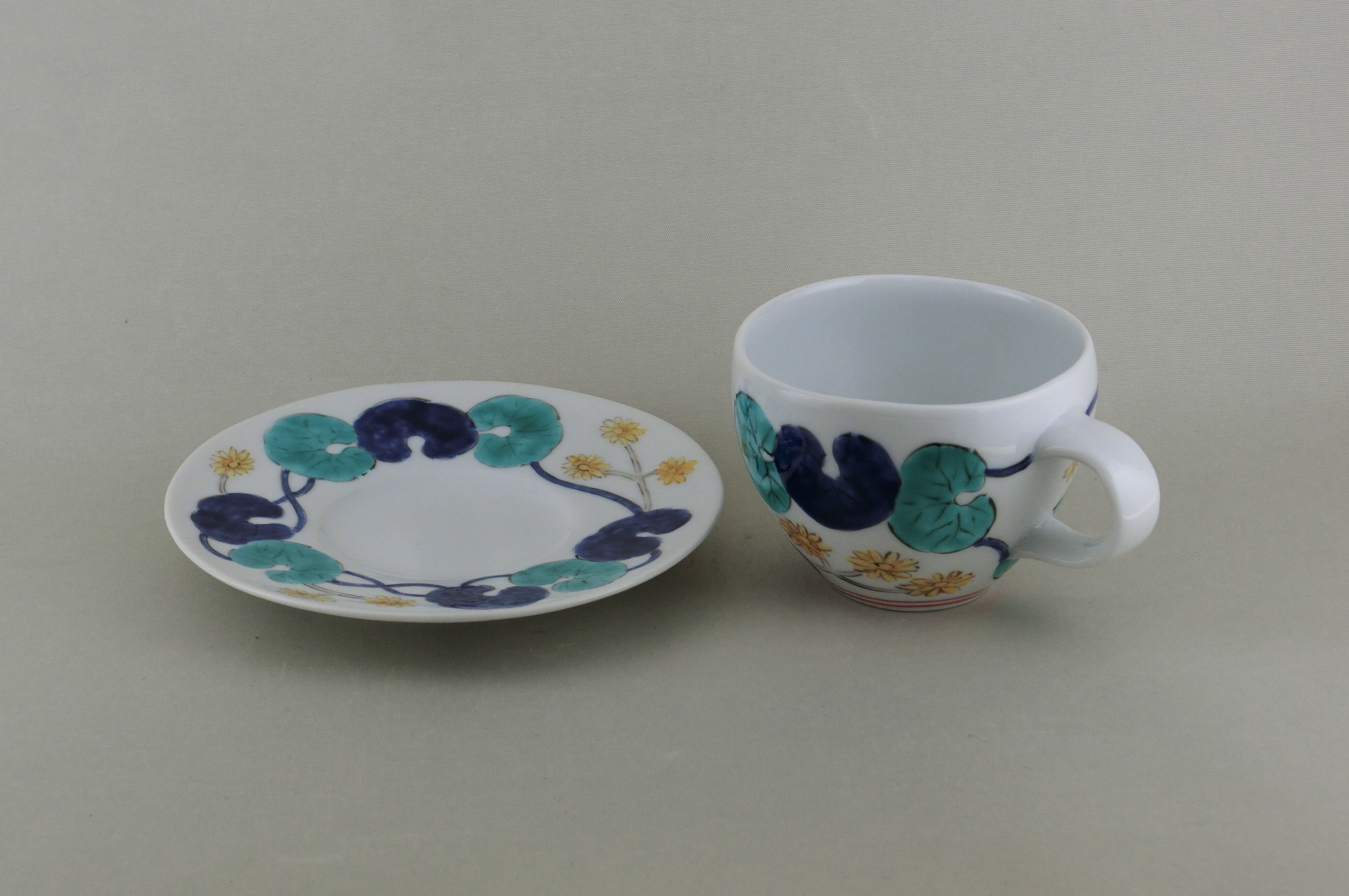 つわぶき　コーヒー碗皿