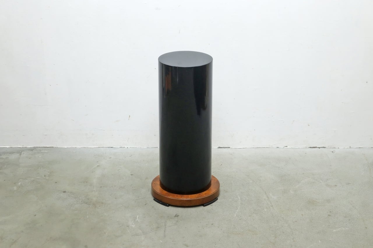 在庫2台 クラシカル 円筒型 花台 展示台 サイドテーブル 鏡面仕上げ 店舗什器 fb03ad23ac7d67cd6c70466db03aff