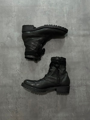ISAMU KATAYAMA BACKLASH - sidezip laseup combat boots