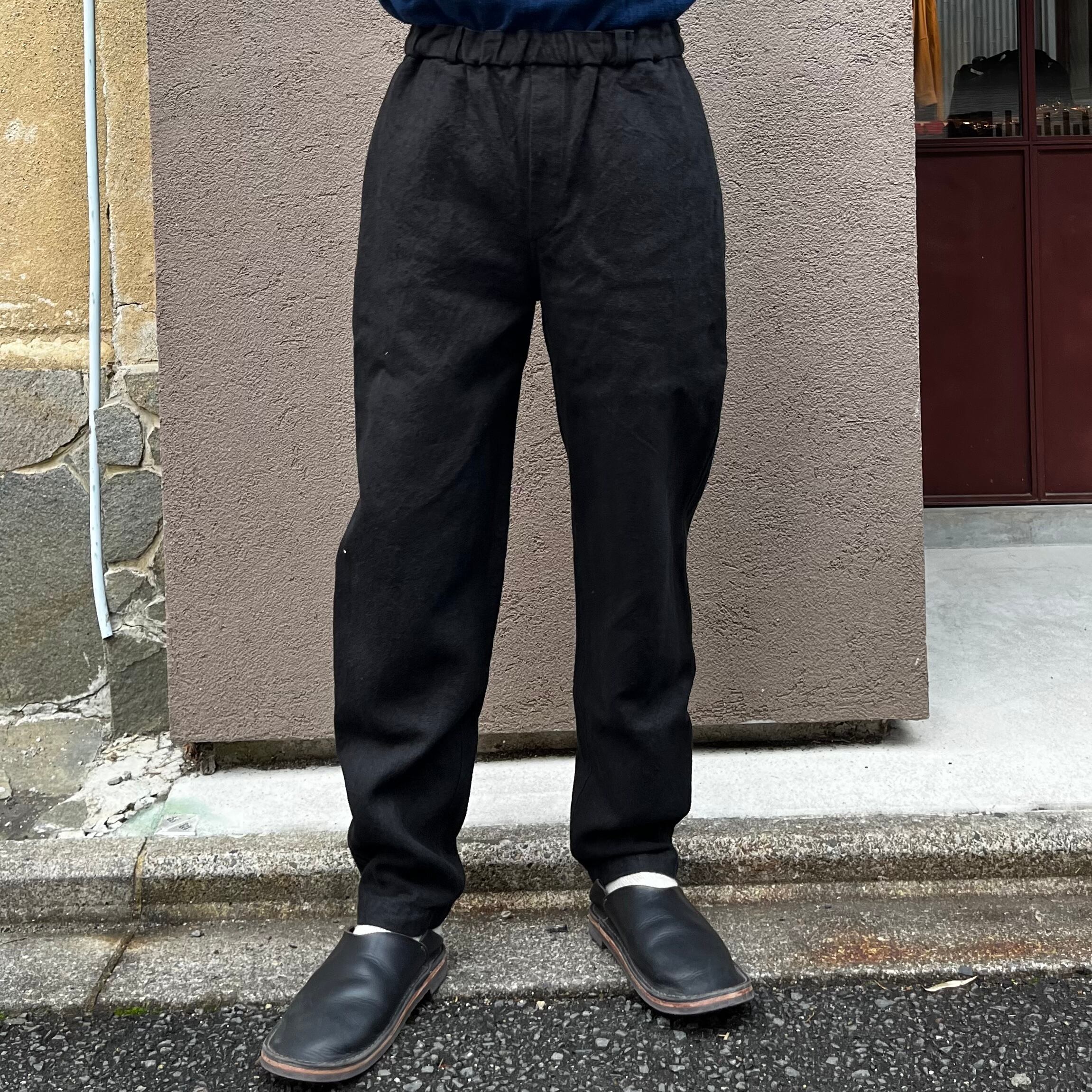 MITTAN PT-93 亜麻苧麻スリム 黒