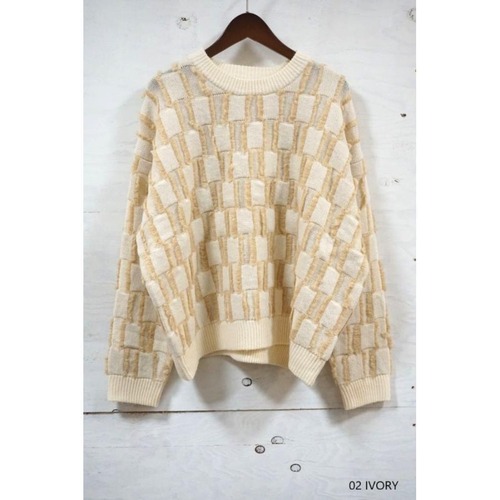 YARRA (ヤラ) フリンジニットプルオーバー　YR-1552-264