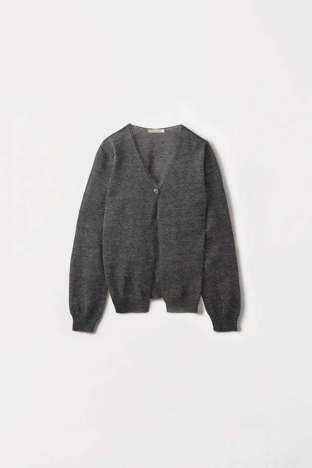 [NOTHING WRITTEN] Cosi one button cardigan (Slate gray) 正規品 韓国ブランド 韓国通販 韓国代行 韓国ファッション ナッシングリトゥン 日本 店舗