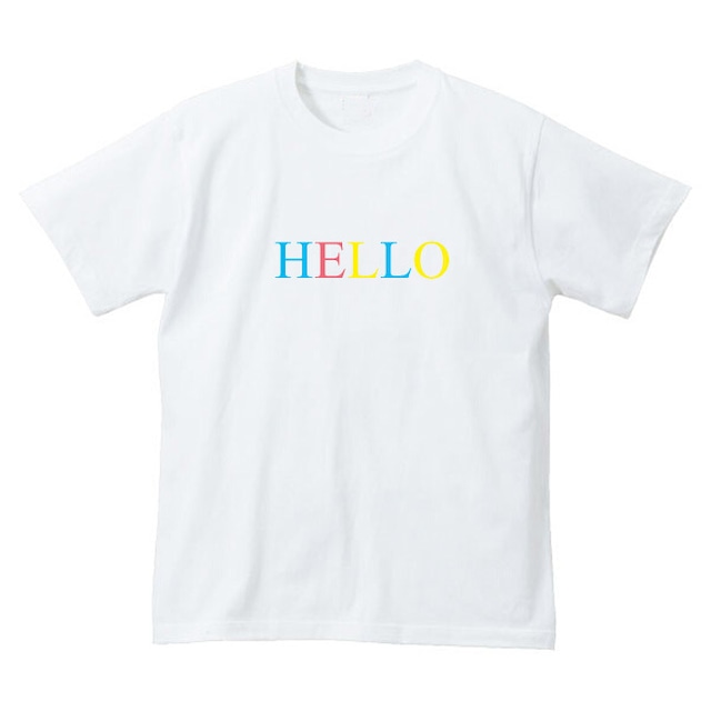 【HELLO】Color  White大人サイズMen/Women