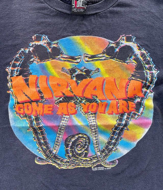 -NIRVANA- Vintage 90s L Come As You Are T-shirt made in USA