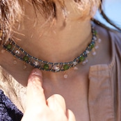 Enbu 炎舞 チョーカー(ブレスレット) / Yellow green