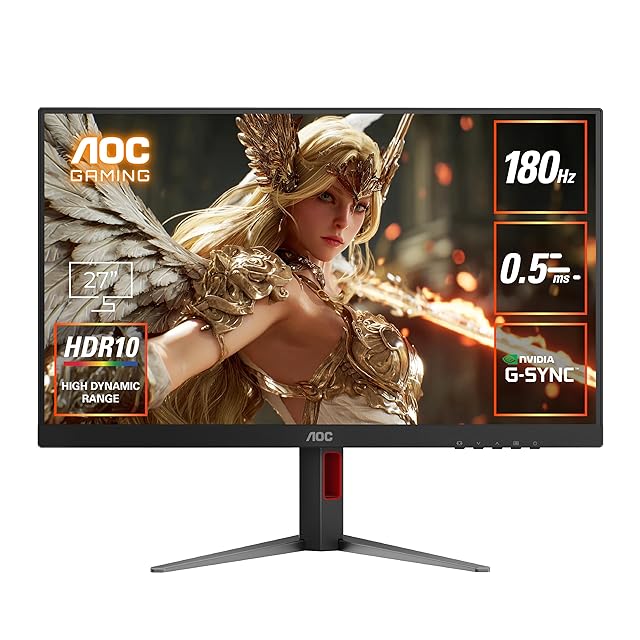 AOC ゲーミングモニター 24G42E/11, 23.8インチ, フルHD/1920×1080