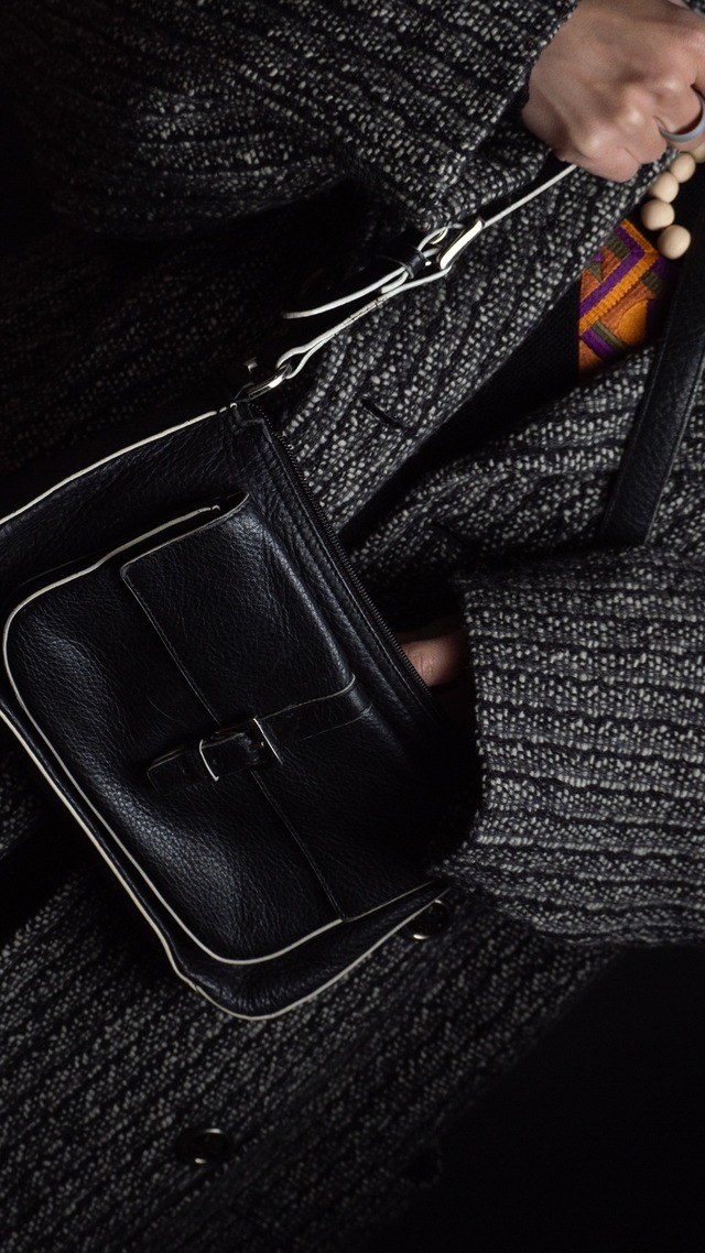 "Talbots" used Leather mini bag