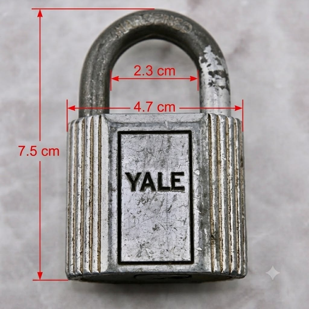 M1547] Vintage 1950's YALE & TOWNE 南京錠 | VINTAGE HIGH DEAL