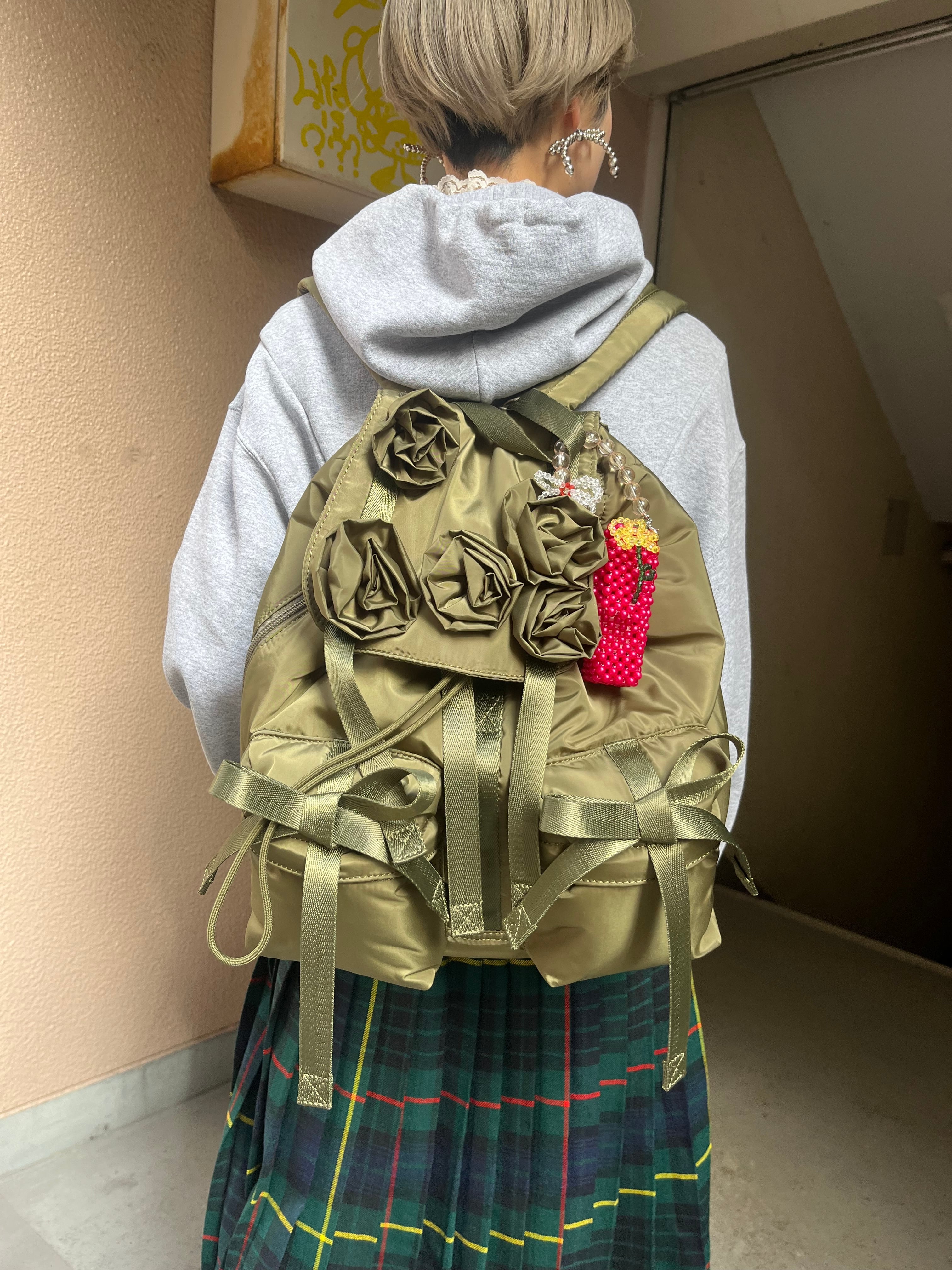 Casselini(キャセリーニ)"Rose Motif Bag Pack"