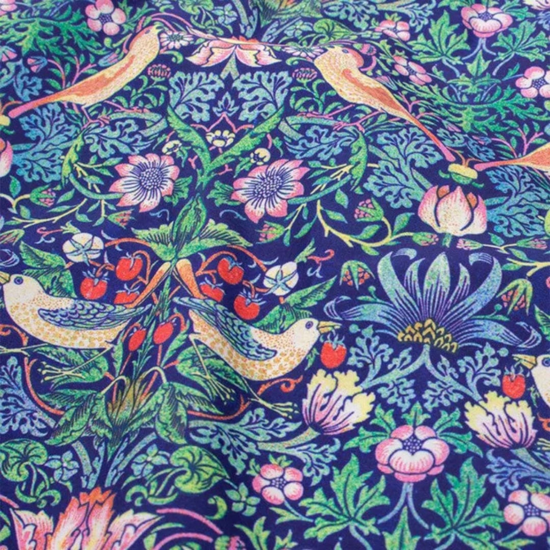 【KIND BAG】Strawberry Thief（いちご泥棒）/ William Morris｜ミディアムサイズ