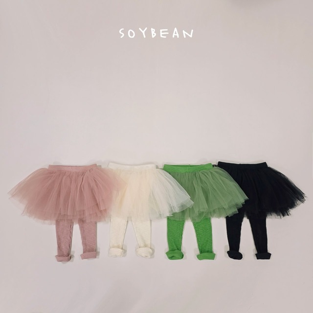 【取寄】soybean｜shasha rib skeggings｜シャシャリブチレギンス｜XS-XL｜kids｜26 spring