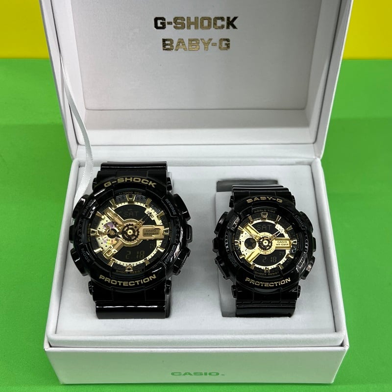 特価☆G-SHOCK GA-110GB-1AJF BABY-G BA-110X-1AJF ペアウォッチ ...