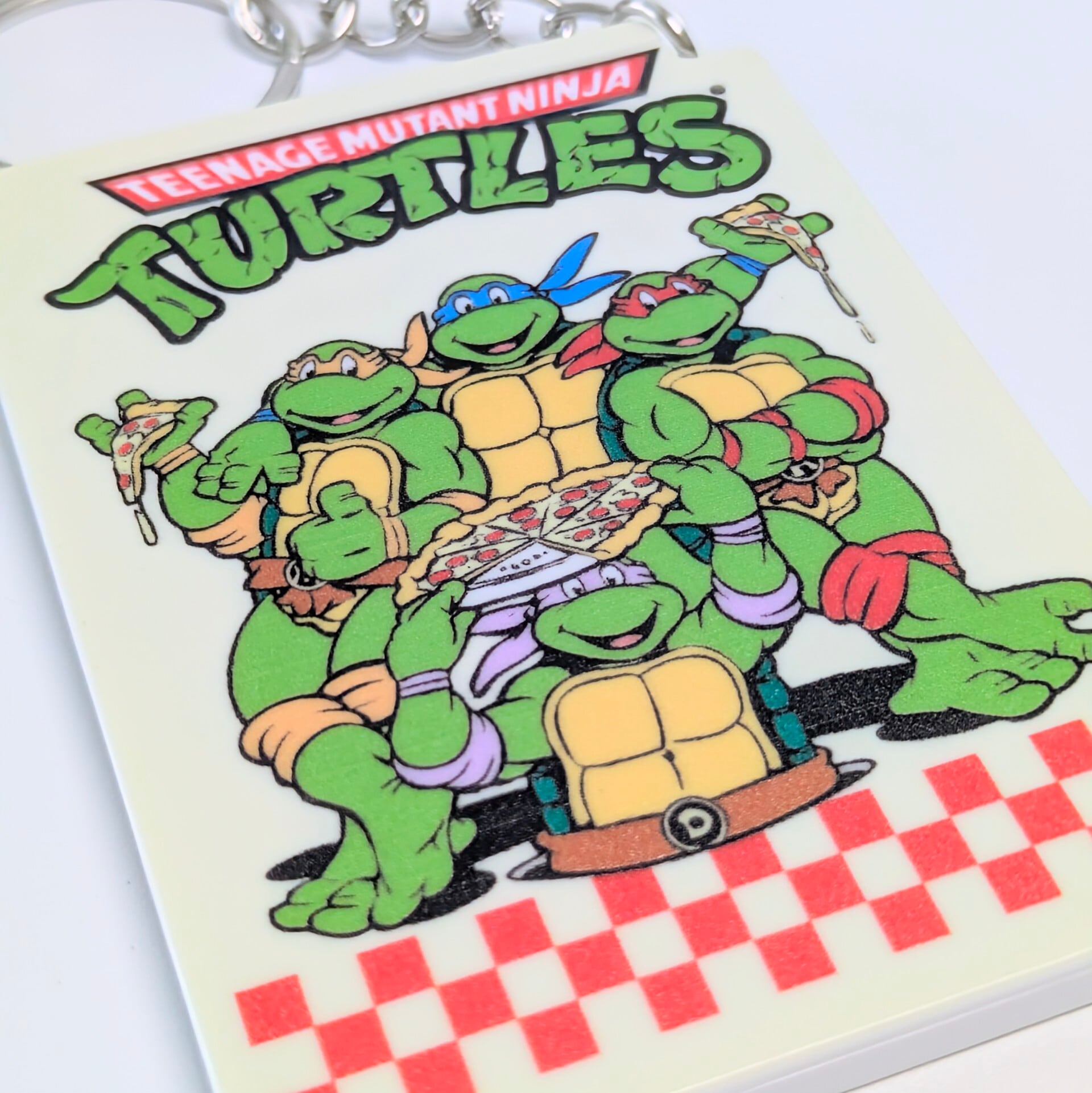 【 Teenage Mutant Ninja Turtles ( ティーンエイジ ミュータント ニンジャ タートルズ ) 】AMERICAN CHARACTER PUZZLE KEYRING ( パズルキーリング ) / キーホルダー〚アメリカン雑貨 アメトイ〛
