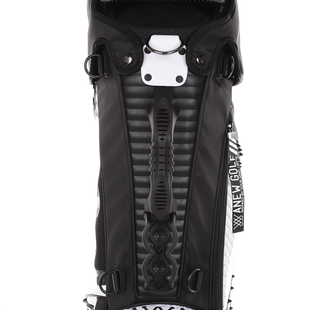 Two Color Black White Stand Bag [サイズ: F (AGCUUSB85BKF)] [カラー: BLACK]