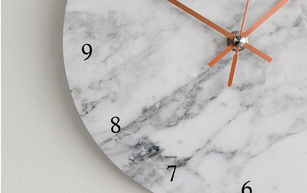 modern marble clock / マーブル ウォールクロック 壁掛け時計 大理石
