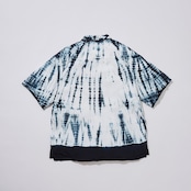 KUON / Arimatsu Shibori Camp Collar Shirt
