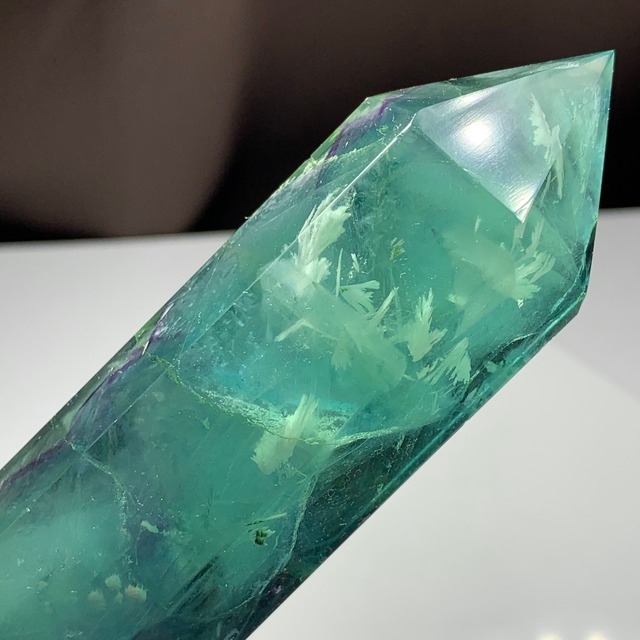 N.9.グリーンベース♪エンジェルフェザーフローライトダブルターミネーテッドポイント