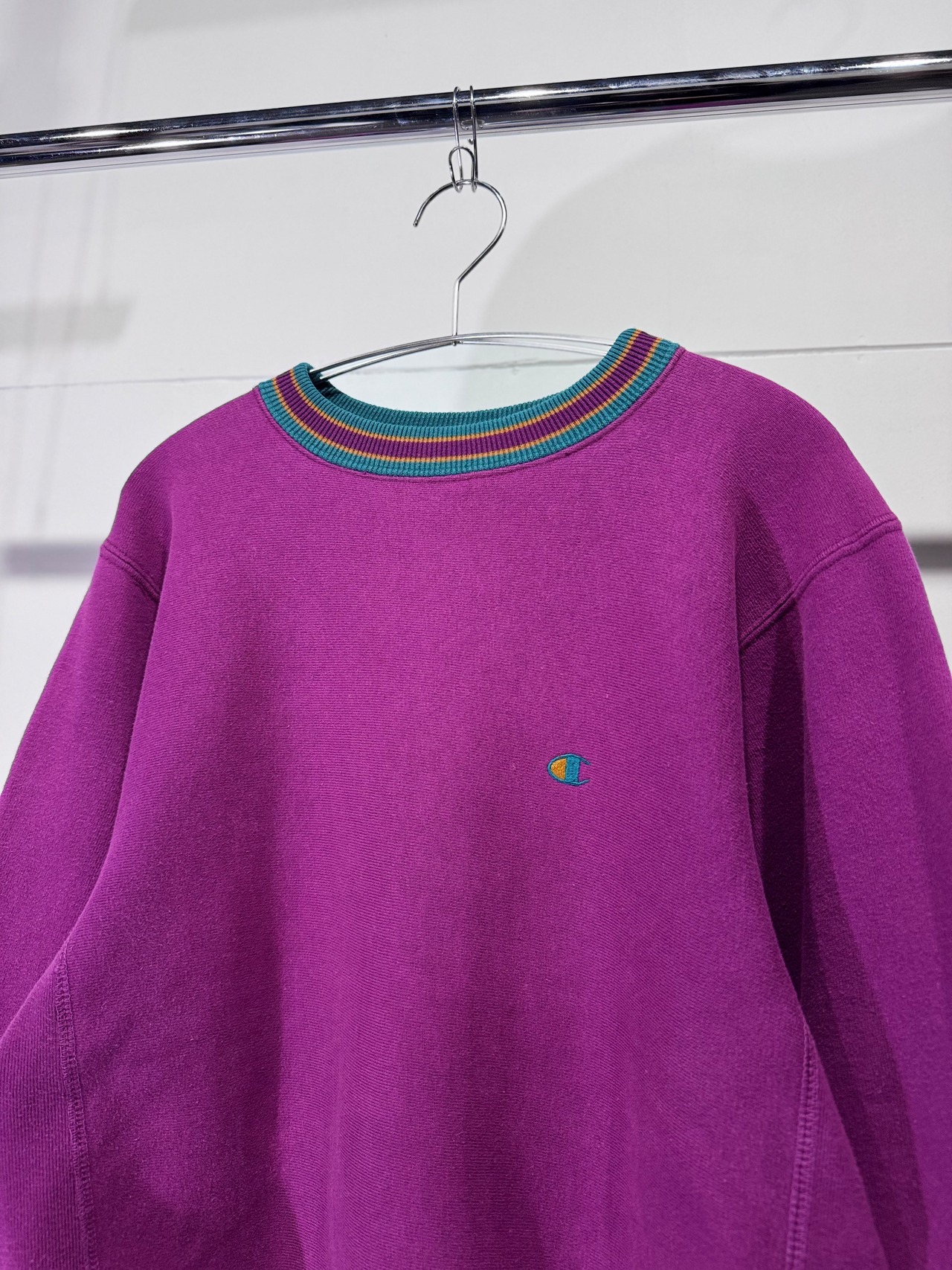 【M】1990s Champion / MADE IN USA / Rib Line Reverse Weave