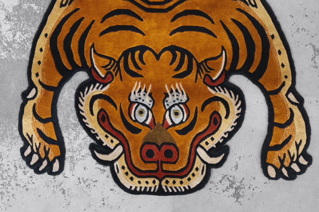 Tibetan Tiger Rug 《Mサイズ•プレミアムウール301》チベタンタイガー