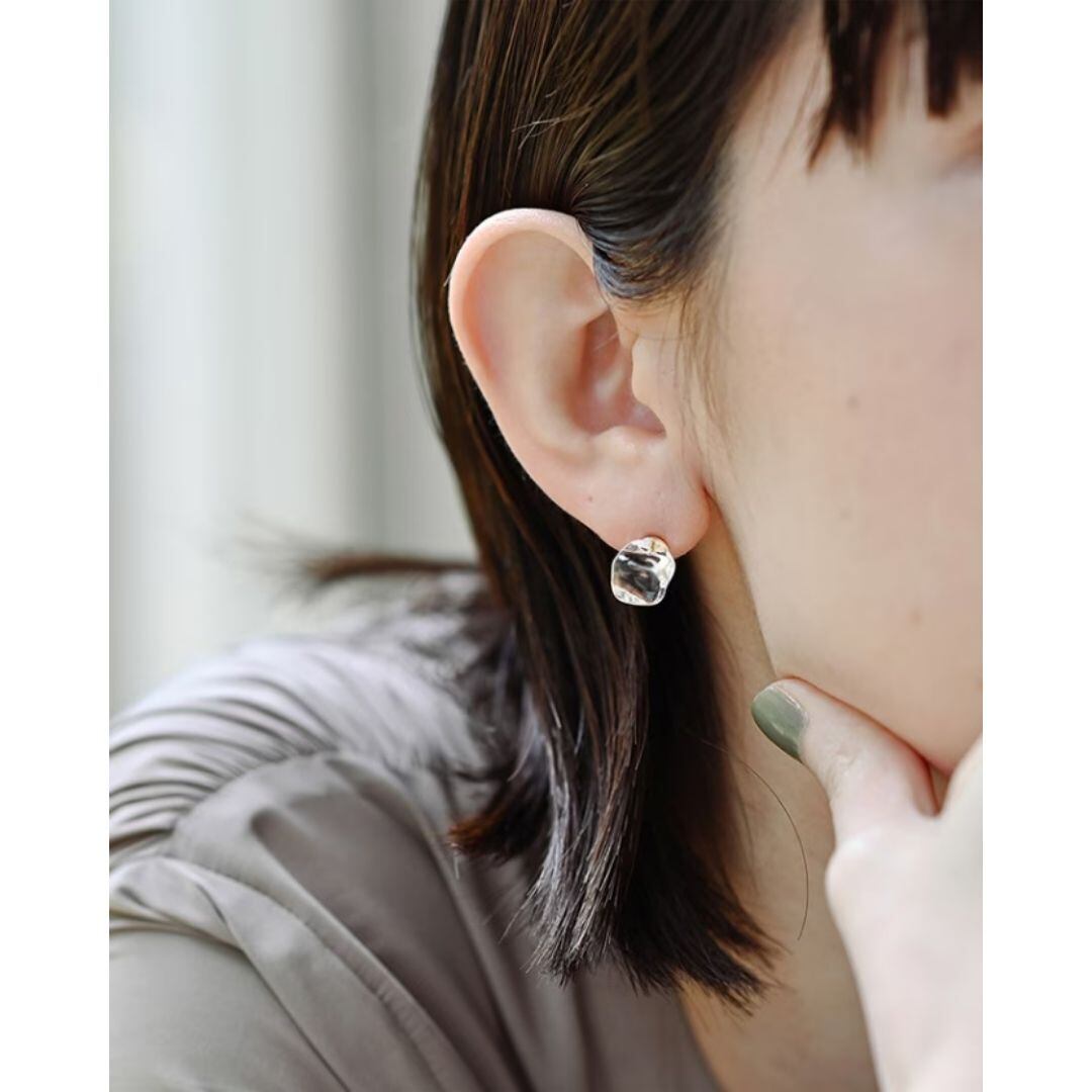 ハリオランプワークファクトリー HARIO Lampwork Factory ガラス ピアス イヤリング フロート 透明 おしゃれ 小ぶり かわいい シンプル ガラスアクセサリー ギフト プレゼント HAA-FT-P/E Hl009